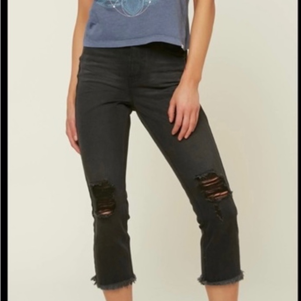 ONeill Womens Mason Straight Leg Jeans Black